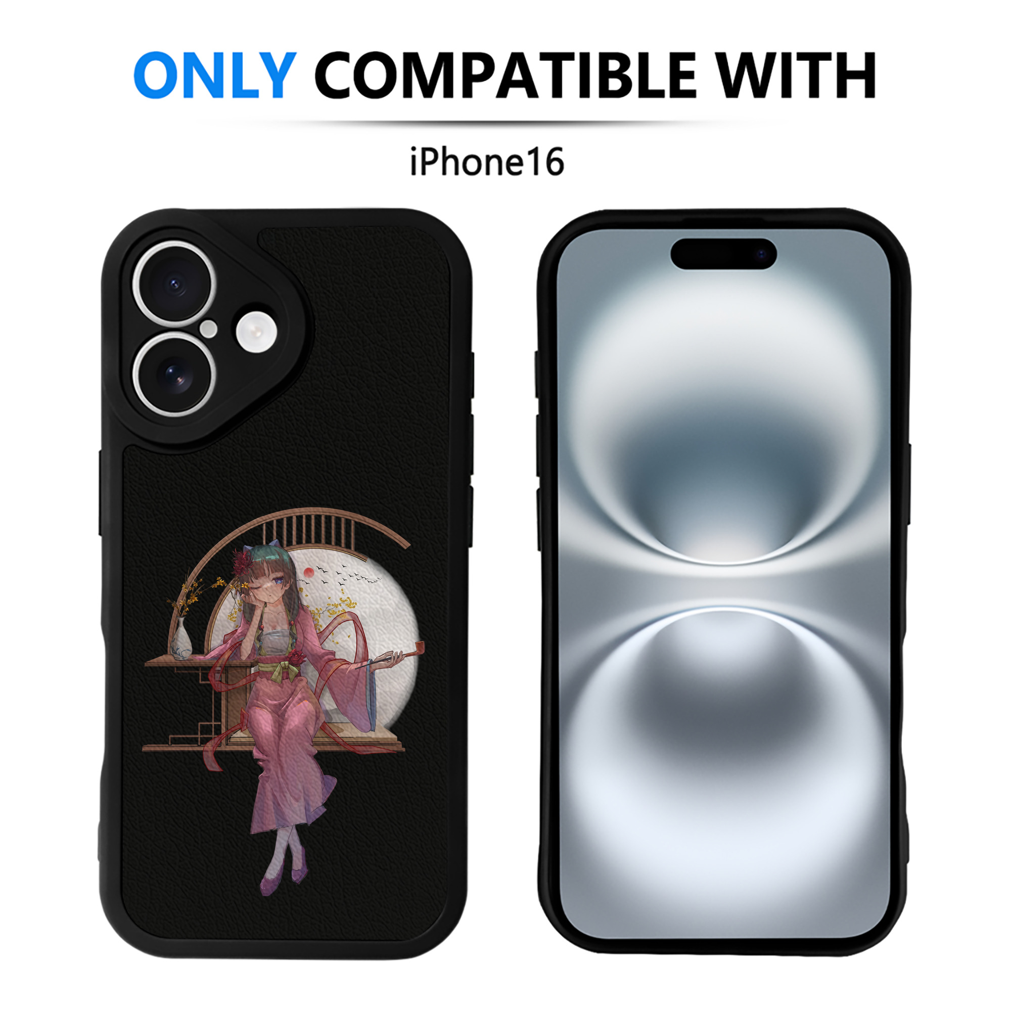 薬屋のひとりごと The Apothecary Diaries 【iPhone 16シリーズ対応】シリコンスマホケース（レザー調） 材質：シリコン